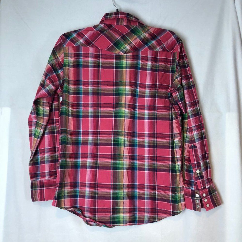 Polo Ralph Lauren NWT Womens Plaid Shirt Classic Fit Western Cotton Snap size M - Picture 3 of 6